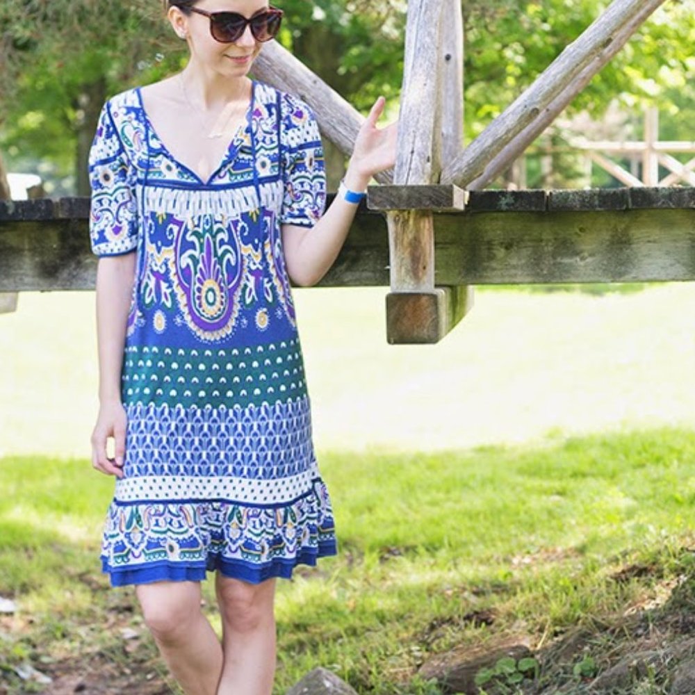 Spanish patterned Dress